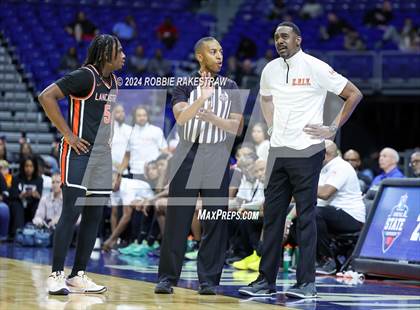 Thumbnail 3 in Ellison vs. Lancaster (UIL 5A Basketball Final) photogallery.