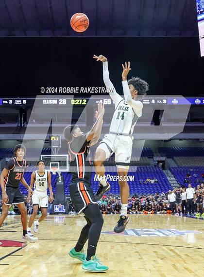 Thumbnail 3 in Ellison vs. Lancaster (UIL 5A Basketball Final) photogallery.