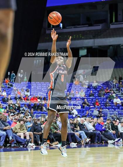 Thumbnail 3 in Ellison vs. Lancaster (UIL 5A Basketball Final) photogallery.