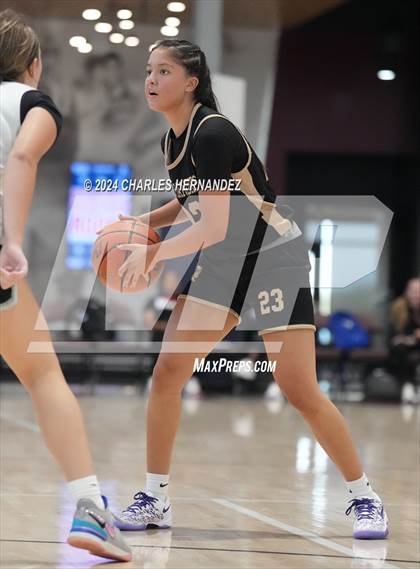 Thumbnail 3 in Vandegrift vs Amarillo (Texas Association of Basketball Coaches Showcase) photogallery.