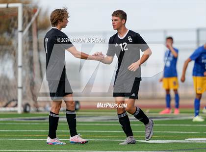 Thumbnail 3 in Spring Creek vs Moapa Valley (JV Team Bulldog Invitational) photogallery.