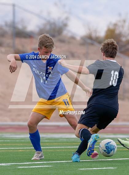 Thumbnail 3 in Spring Creek vs Moapa Valley (JV Team Bulldog Invitational) photogallery.