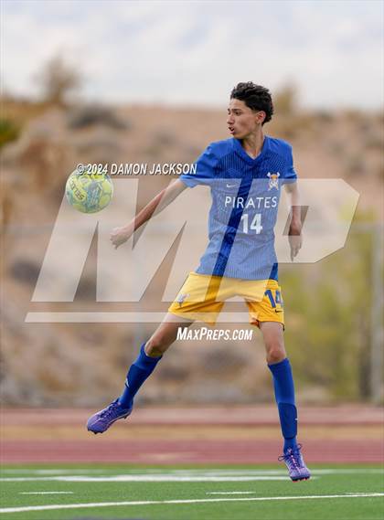 Thumbnail 2 in Spring Creek vs Moapa Valley (JV Team Bulldog Invitational) photogallery.
