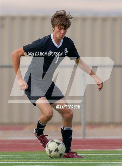 Thumbnail 3 in Spring Creek vs Moapa Valley (JV Team Bulldog Invitational) photogallery.