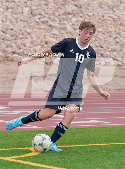 Thumbnail 1 in Spring Creek vs Moapa Valley (JV Team Bulldog Invitational) photogallery.