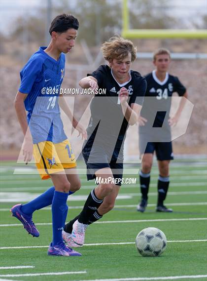 Thumbnail 1 in Spring Creek vs Moapa Valley (JV Team Bulldog Invitational) photogallery.