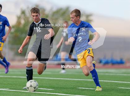 Thumbnail 2 in Spring Creek vs Moapa Valley (JV Team Bulldog Invitational) photogallery.