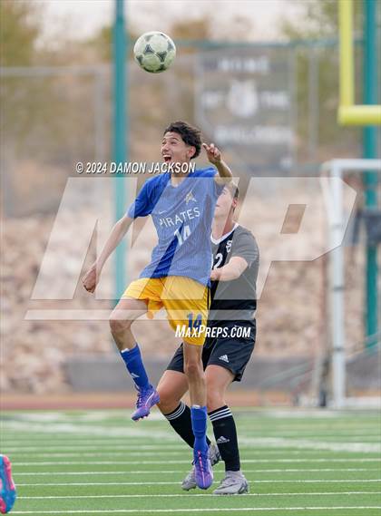 Thumbnail 2 in Spring Creek vs Moapa Valley (JV Team Bulldog Invitational) photogallery.