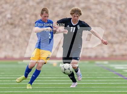 Thumbnail 2 in Spring Creek vs Moapa Valley (JV Team Bulldog Invitational) photogallery.