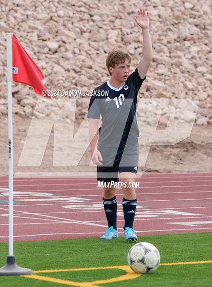 Thumbnail 3 in Spring Creek vs Moapa Valley (JV Team Bulldog Invitational) photogallery.