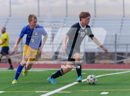 Thumbnail 3 in Spring Creek vs Moapa Valley (JV Team Bulldog Invitational) photogallery.