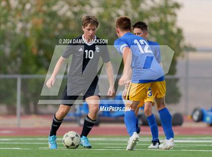Thumbnail 2 in Spring Creek vs Moapa Valley (JV Team Bulldog Invitational) photogallery.