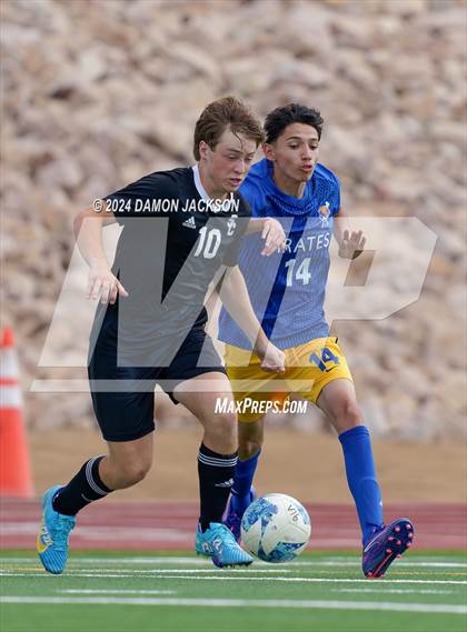 Thumbnail 2 in Spring Creek vs Moapa Valley (JV Team Bulldog Invitational) photogallery.