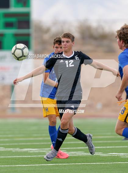 Thumbnail 2 in Spring Creek vs Moapa Valley (JV Team Bulldog Invitational) photogallery.