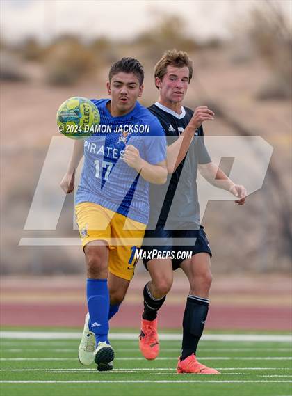 Thumbnail 3 in Spring Creek vs Moapa Valley (JV Team Bulldog Invitational) photogallery.