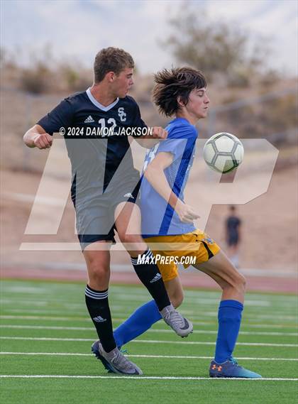 Thumbnail 1 in Spring Creek vs Moapa Valley (JV Team Bulldog Invitational) photogallery.