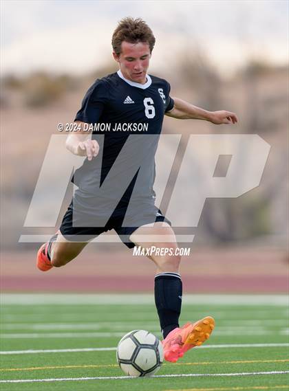 Thumbnail 2 in Spring Creek vs Moapa Valley (JV Team Bulldog Invitational) photogallery.