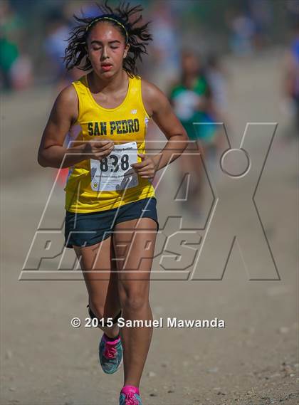 Thumbnail 1 in  CIF LACS Cross Country Championships (Girls) photogallery.
