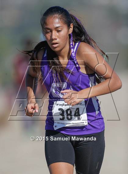 Thumbnail 3 in  CIF LACS Cross Country Championships (Girls) photogallery.