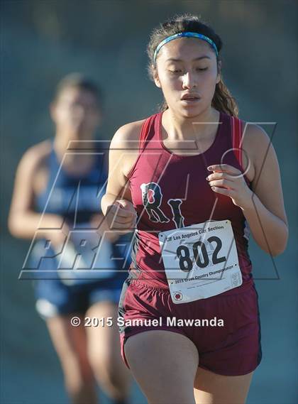 Thumbnail 1 in  CIF LACS Cross Country Championships (Girls) photogallery.