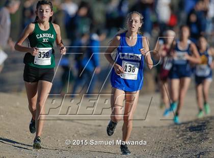 Thumbnail 2 in  CIF LACS Cross Country Championships (Girls) photogallery.