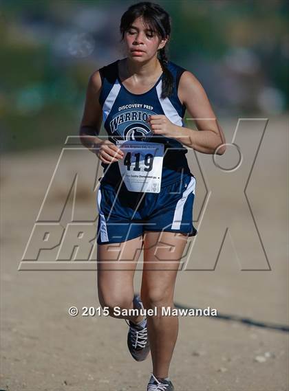 Thumbnail 3 in  CIF LACS Cross Country Championships (Girls) photogallery.