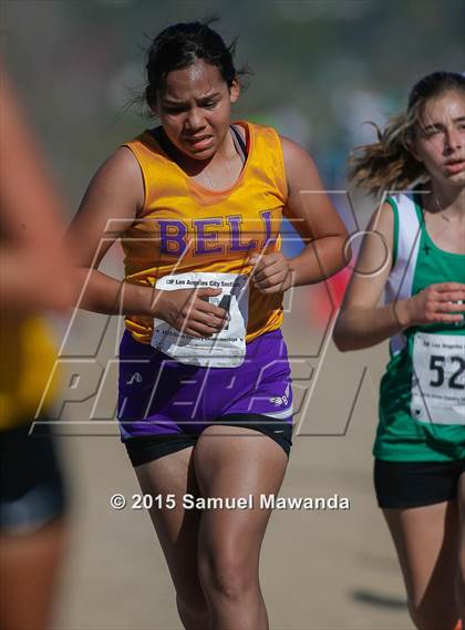 Thumbnail 1 in  CIF LACS Cross Country Championships (Girls) photogallery.
