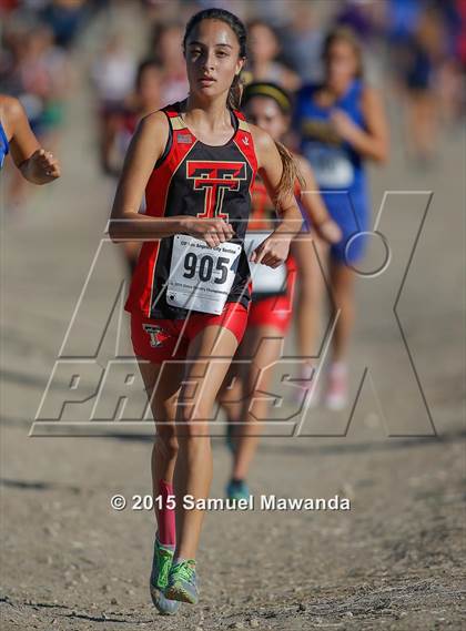 Thumbnail 1 in  CIF LACS Cross Country Championships (Girls) photogallery.