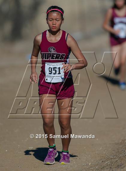 Thumbnail 1 in  CIF LACS Cross Country Championships (Girls) photogallery.