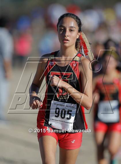 Thumbnail 2 in  CIF LACS Cross Country Championships (Girls) photogallery.