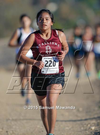 Thumbnail 2 in  CIF LACS Cross Country Championships (Girls) photogallery.