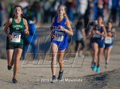 Thumbnail 1 in  CIF LACS Cross Country Championships (Girls) photogallery.