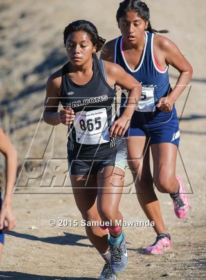 Thumbnail 1 in  CIF LACS Cross Country Championships (Girls) photogallery.