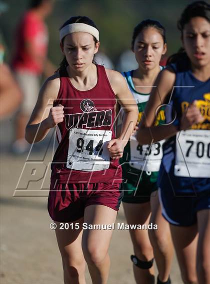 Thumbnail 2 in  CIF LACS Cross Country Championships (Girls) photogallery.