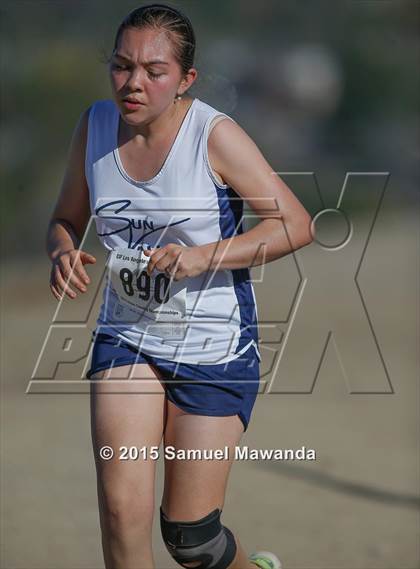 Thumbnail 1 in  CIF LACS Cross Country Championships (Girls) photogallery.