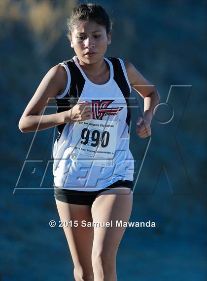 Thumbnail 2 in  CIF LACS Cross Country Championships (Girls) photogallery.
