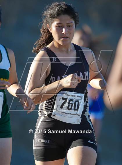 Thumbnail 1 in  CIF LACS Cross Country Championships (Girls) photogallery.