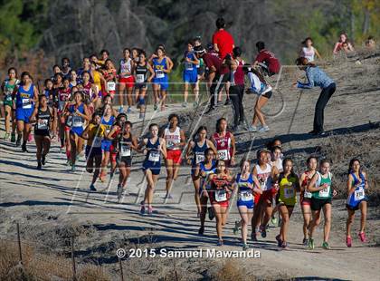 Thumbnail 1 in  CIF LACS Cross Country Championships (Girls) photogallery.