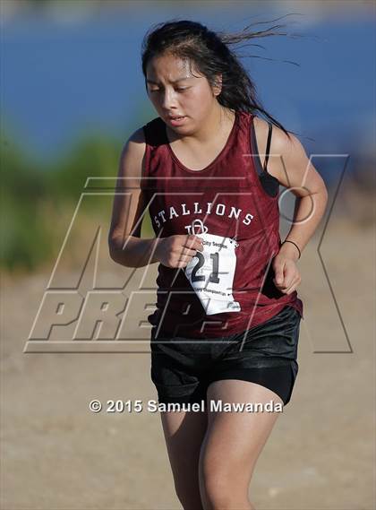 Thumbnail 2 in  CIF LACS Cross Country Championships (Girls) photogallery.