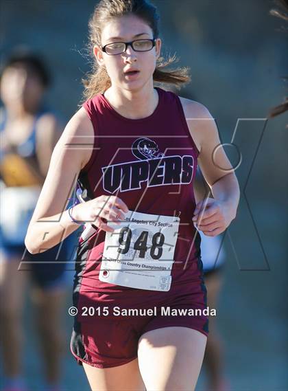 Thumbnail 2 in  CIF LACS Cross Country Championships (Girls) photogallery.