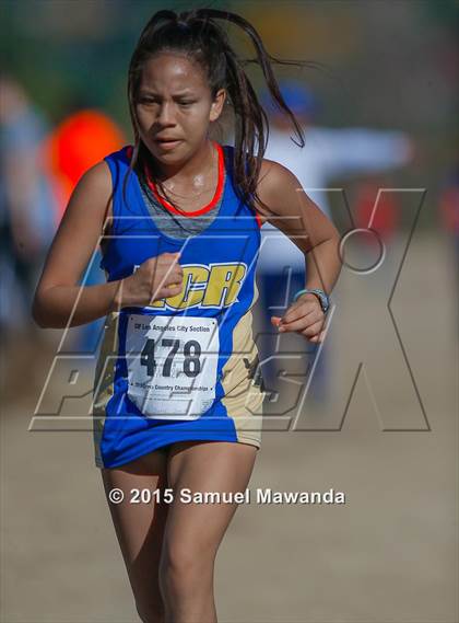 Thumbnail 1 in  CIF LACS Cross Country Championships (Girls) photogallery.