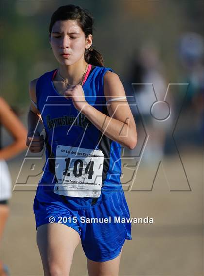 Thumbnail 2 in  CIF LACS Cross Country Championships (Girls) photogallery.