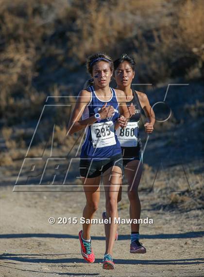 Thumbnail 1 in  CIF LACS Cross Country Championships (Girls) photogallery.