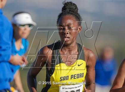 Thumbnail 1 in  CIF LACS Cross Country Championships (Girls) photogallery.