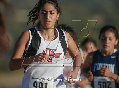 Thumbnail 1 in  CIF LACS Cross Country Championships (Girls) photogallery.