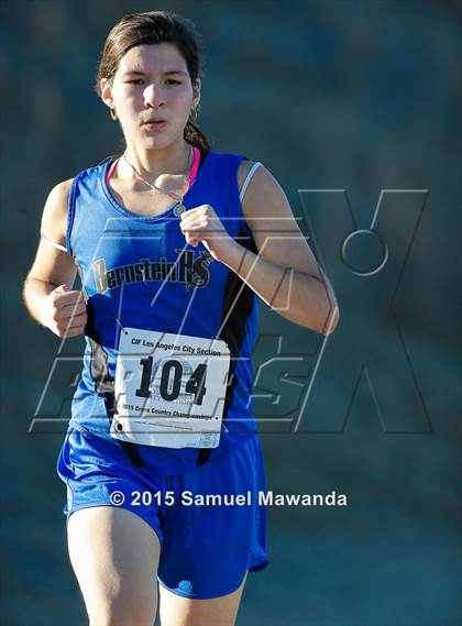 Thumbnail 1 in  CIF LACS Cross Country Championships (Girls) photogallery.
