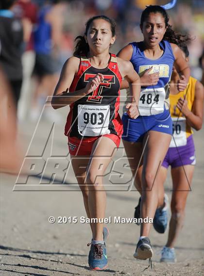 Thumbnail 2 in  CIF LACS Cross Country Championships (Girls) photogallery.