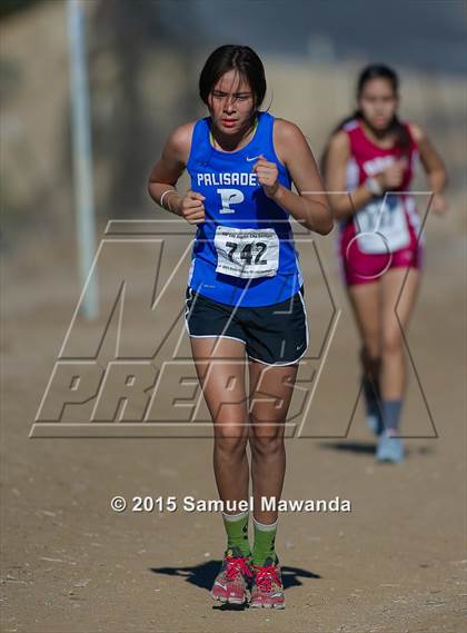 Thumbnail 1 in  CIF LACS Cross Country Championships (Girls) photogallery.