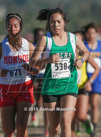 Thumbnail 3 in  CIF LACS Cross Country Championships (Girls) photogallery.