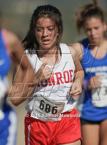 Thumbnail 2 in  CIF LACS Cross Country Championships (Girls) photogallery.
